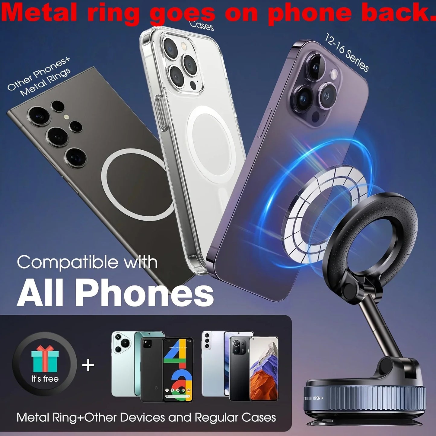 Pocket Magnetic Phone Holder